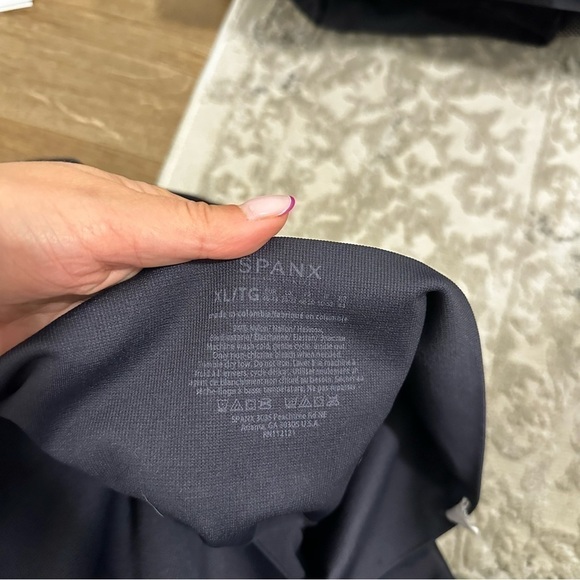 SPANX Look at Me Now Camo Leggings Seamless High Waisted Ankle Length Size XL - Picture 9 of 10